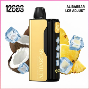 ALIBARBAR Ice Adjust 12000 Puffs Pineapple coconut
