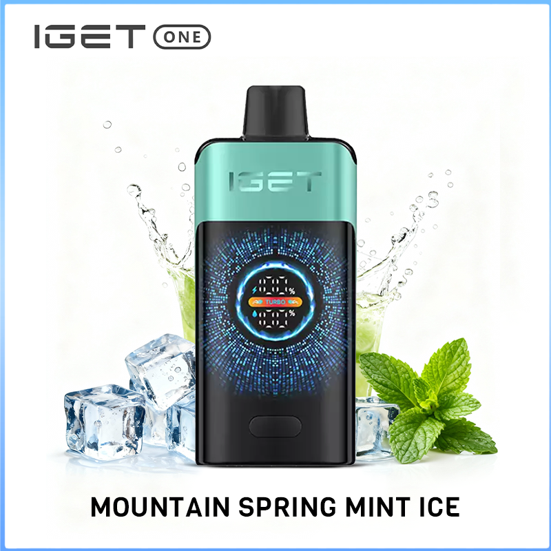画板-1-03-3.png IGET One Mountain Spring Mint Ice 12000 Puffs - Image 1