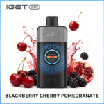 IGET One Blackberry Cherry Pomegranate 12000 puffs